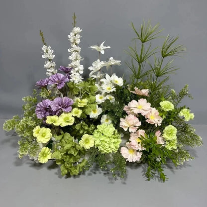 Flores artificiais de Natal Decoração de Natal, Folhagem natalina, arranjo natal, decoração