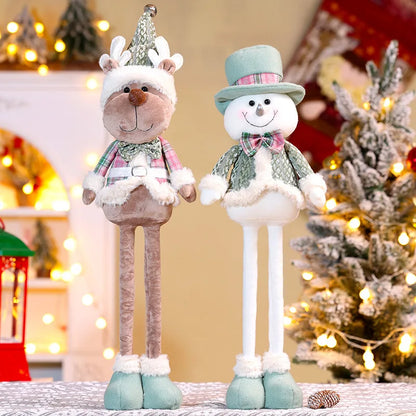 Kit decoração Natal personagens figuras de boneca de natal, brinquedo de papai Noel