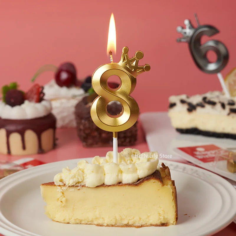 1 Peça 8º Feliz Aniversário Bolo Topper Glitter Cheers para 8 anos Palheta de Bolo Dourado