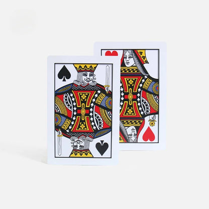 Cartas gigantes baralhos, cartas poker grandes, grandes adultos Tamanho: 40*x26*4cm