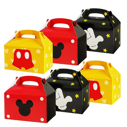 Kit Decoração Sacolas Presente Festa de Aniversário Infantil Mickey Baby e Minnie Baby