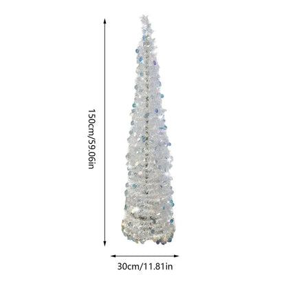 Árvore de Natal Artificial Realista com 1,5 Metros de Altura Pinheiro de Natal Artificial Realista