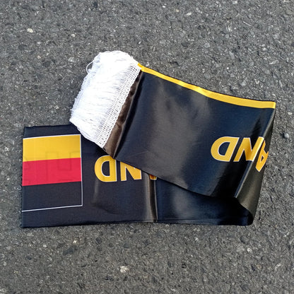 Copa do Mundo cachecol de futebol alemão da Alemanha 144 cm. comprimento por 17,78 cm