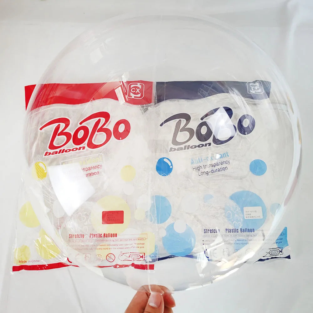 Balão Bolha Transparente 18 Pol Pacote Com 50 Und (bubble)