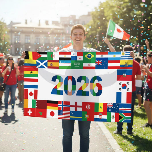 Cenário da Copa do Mundo de 2026, 109 x 188 cm, cenário de atmosfera de estádio futebol