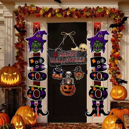 Decoração de Halloween - Conjunto de 1 peças de decoração Halloween castelo fantasma