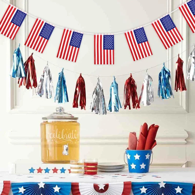 Bandeirinhas Copa do Mundo Americana - 20 peças de bandeiras dos EUA , Esportes