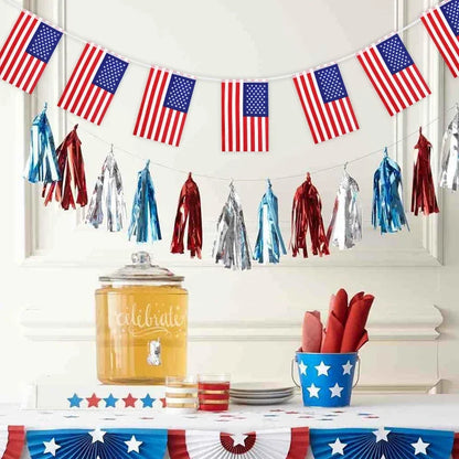 Bandeirinhas Copa do Mundo Americana - 20 peças de bandeiras dos EUA , Esportes