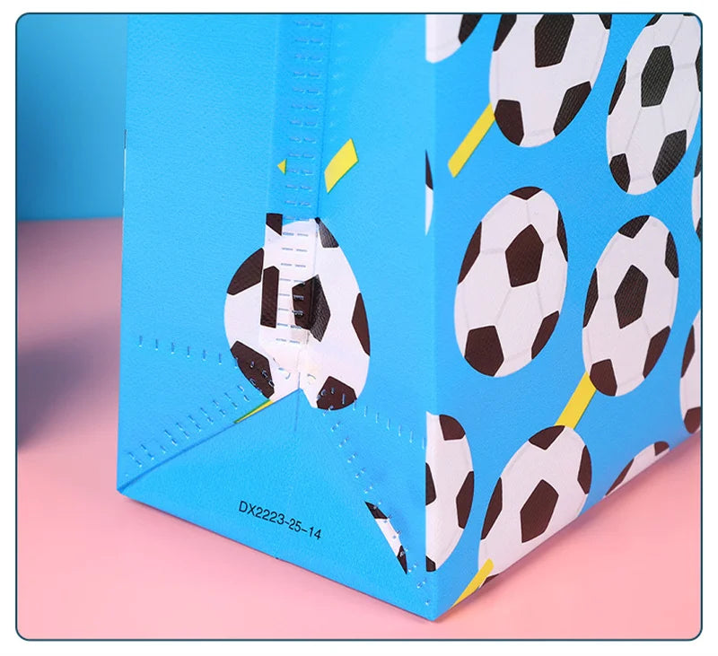 Sacola Copa do Mundo lembrancinhas de festa de futebol, sacos reutilizáveis de presente