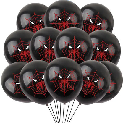 Spiderman 12 Polegada balões de látex ar globos meninos decorações