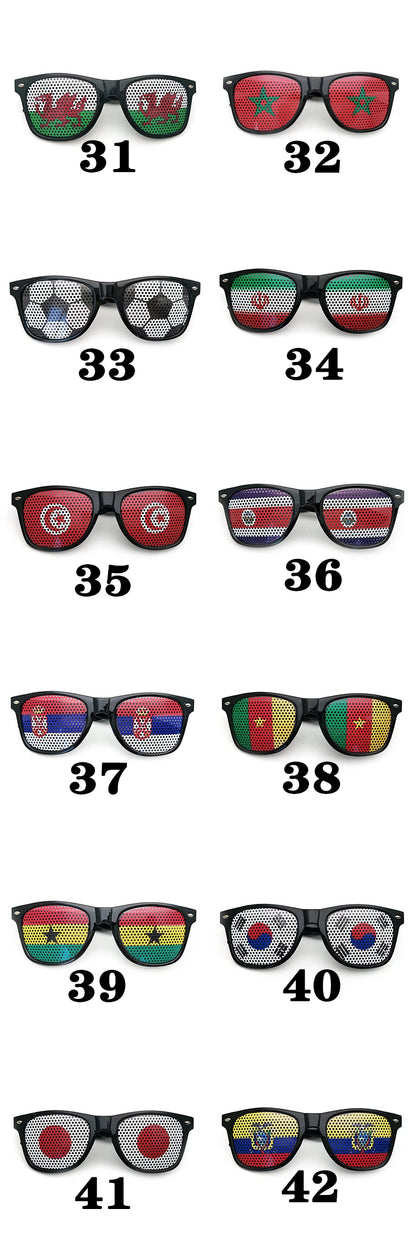 Copa do Mundo Kit 1 Óculos Verde e Amarelo Copa Do Mundo - Moda Solaris