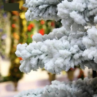 Árvore de Natal Artificial Premium Flocada de Neve Abeto Árvores Decoradas de Natal