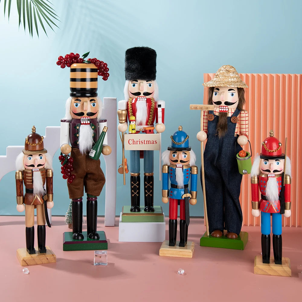 Soldado Quebra-nozes Brinquedo Fantoche De Figura De Árvore De Natal