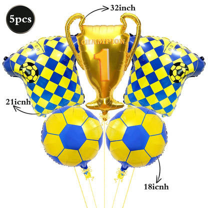 Camisa Copa do Mundo 5 peças Balão Metalizado Camisa 10 Brasil Futebol Copa Do Mundo