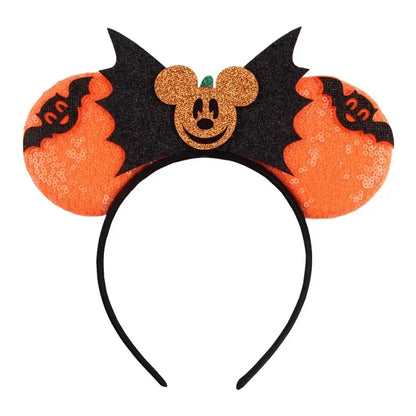 Tiaras Acessórios Disney Conjunto de 1 tiaras com orelhas rato para o Halloween, lantejoulas