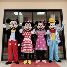 Carregar imagem no visualizador da galeria, Disney mickey minnie mouse mascote conjunto clássico personagens de desenhos
