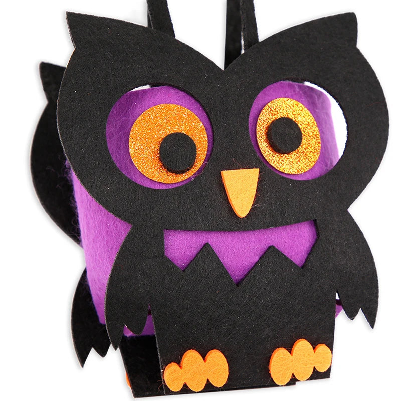 Sacolas de doces de Halloween para crianças - Sacola reutilizável de Halloween adequada