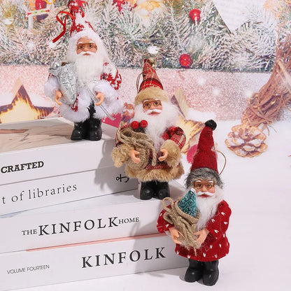 Boneca de Papai Noel, decoração grande de Natal, artesanato, árvore de Natal, ornamentos