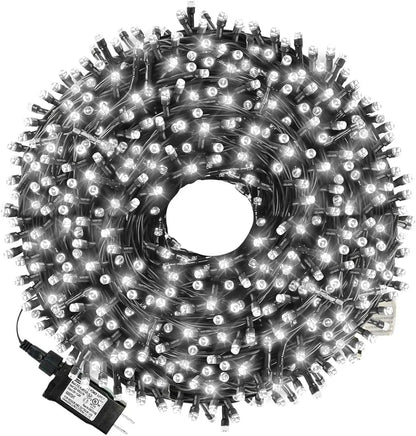 Luzes de Natal, Luzes de Natal de Baixa Voltagem de 98,4 pés, 100M LEDs - com Adaptador