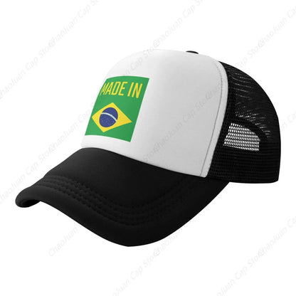 Boné Seleção Brasileira, Preto com Bordado Dourado, Unissex, Futebol Copa do Mundo