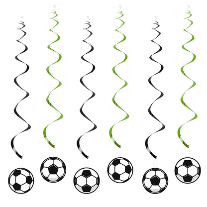 Faixa Copa do Mundo de futebol de feliz aniversário - 1 peças de bandeira de galhardete