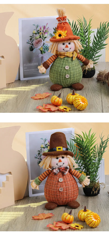 Espantalho Palha Sentado Decorativo Para Mesa Junino, Arraiá, Festa Junina 34cm*13.5 Pol.