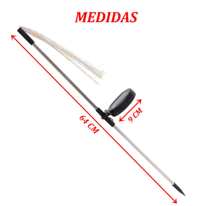 Pisca Solar Jardim Natal Fogos Artifício Luzes LEDs Colorido Luzes Decorativas Solares