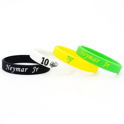 Pulseira de Copa do Mundo Pulseira esportiva silicone futebol futebol motivacional fitness
