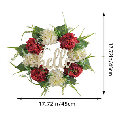 Guirlanda De Flores Rosa, Decoração De Simulação De Primavera/verão