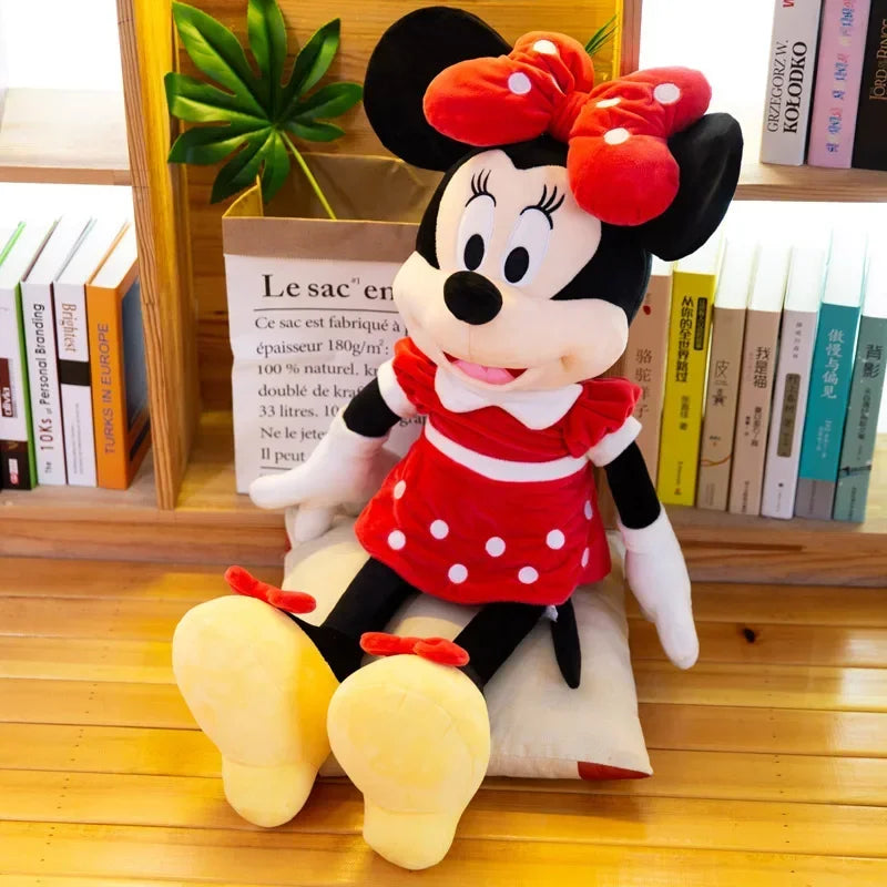 Mickey e Minnie Pelúcia Infantil Disney Mickey Mouse com Mecanismo de Luz