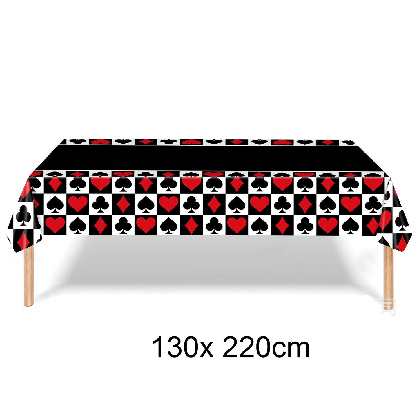 Cassio Poke 25 Peças de topo de cupcake com glitter, tema Vegas, palitos de dente e palitos