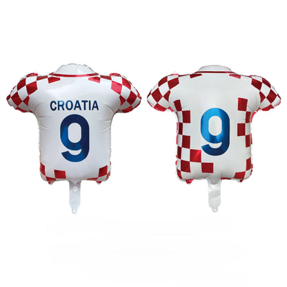 Balões de Camisa Copa do Mundo festa de aniversário com balões e kit de futebol