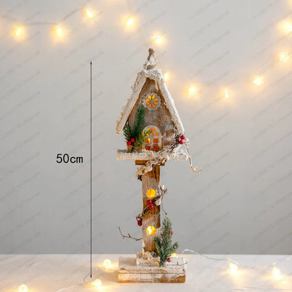 Cerca de Madeira Decoração para Base da Árvore de Natal Decorações Domésticas Natal