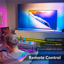 Carregar imagem no visualizador da galeria, Fita LED RGB 3528 Rolo 5M com Fonte 12V 2A e Controle Remoto
