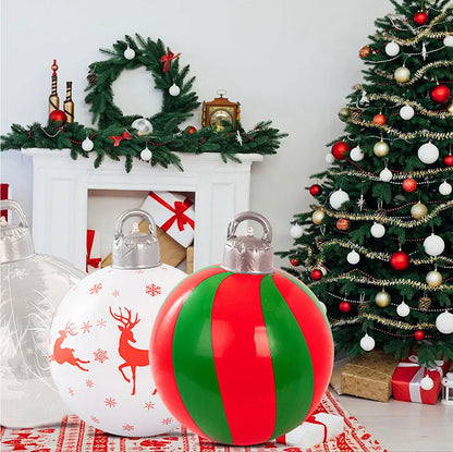 Bola de Natal Inflável, Inflável para Exterior, Bolas Infláveis Decoradas, Decoração e Infláveis