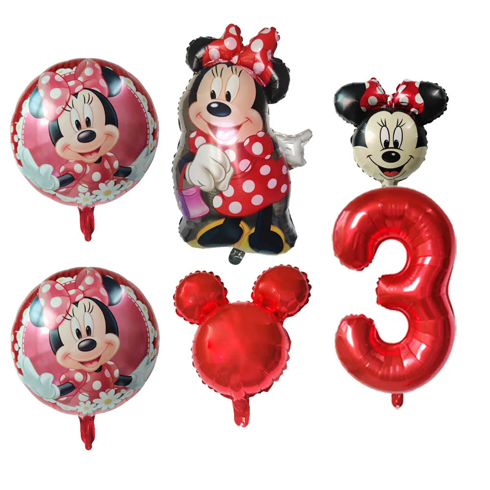 Disney Minnie Mouse Balão de alumínio redondo - (45,7 cm) 1 peça - decoração