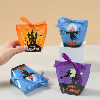 Sacos de doces de Halloween 6 peças, lembrancinhas de festa de Halloween para doces