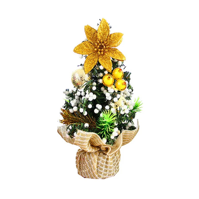 Mini Árvores de Natal 3 Peças Árvore de Natal de Mesa 20cm Decoração de Árvore de Natal
