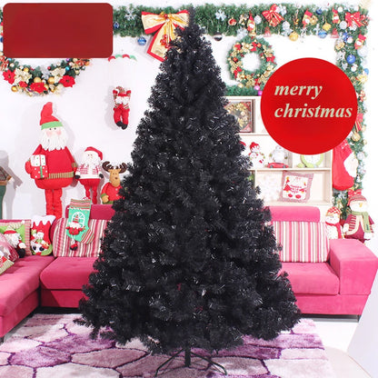 Árvore De Natal Preta 1,80m Preto Escuro 860 Galhos Luxo Cor Preto