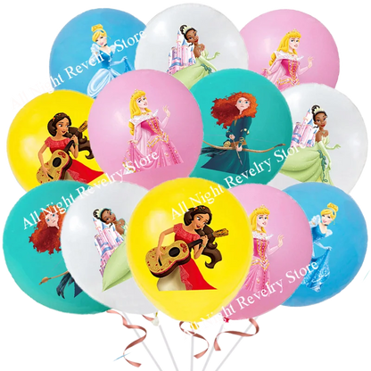 Bela Branca de Neve Cinderela Disney Princesa Balões de Látex Decoração