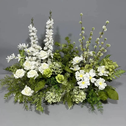 Flores artificiais de Natal Decoração de Natal, Folhagem natalina, arranjo natal, decoração