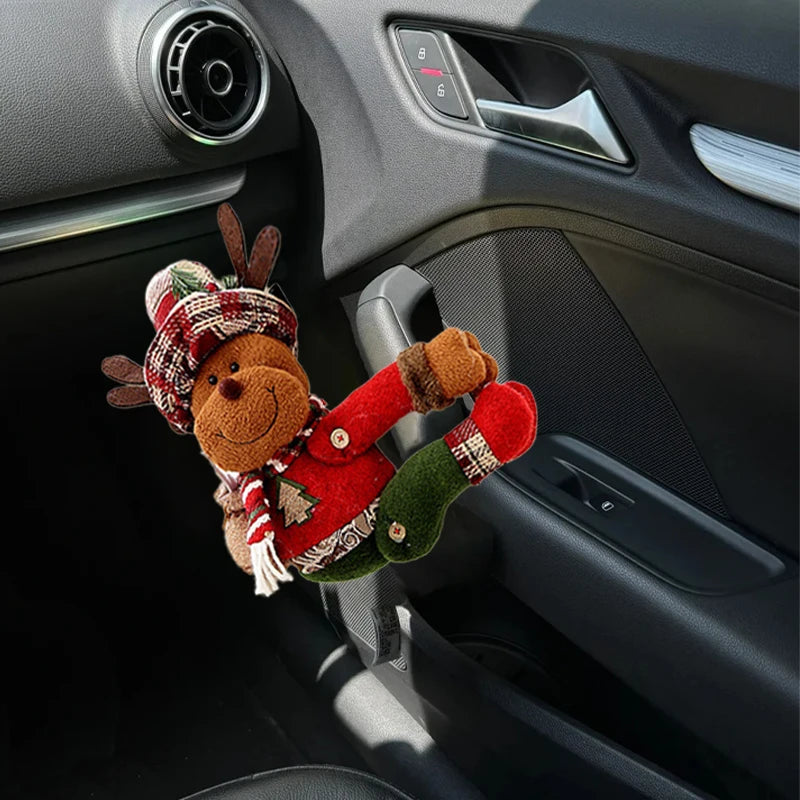 Fivela de Cortina de Natal Ajustável para Janela | Fivela Decorativa de Boneco de Neve