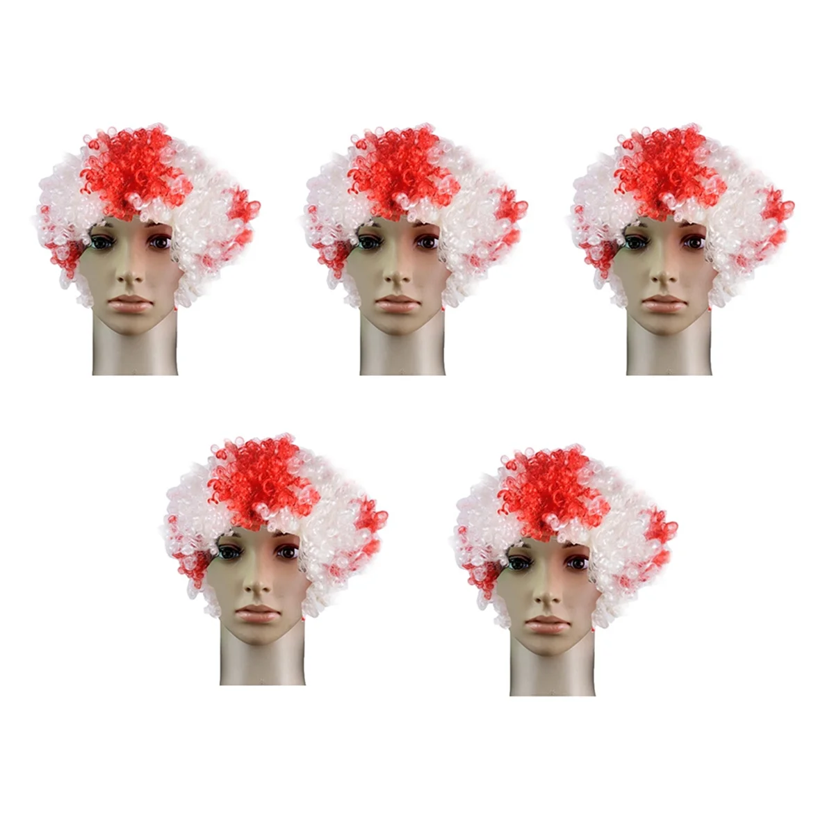 Peruca Copa do Mundo para torcedores de futebol, inspirada na Copa do Mundo, Peruca