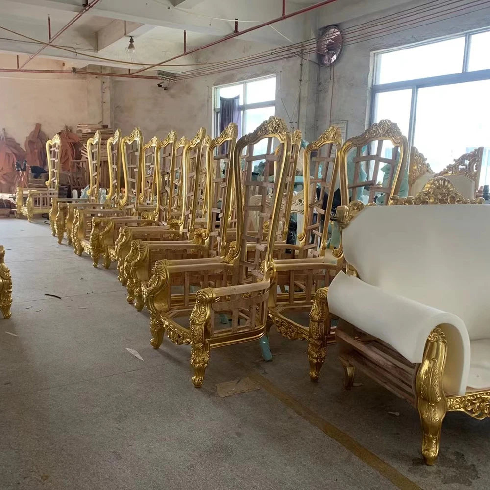 Poltrona Do Papai Noel Trono Grande Duplo Cadeira Natal Cor Vermelho