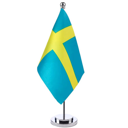Bandeira com Mastro de Ferro Internacional Bandeiras do Mundo Haste Pequenas Bandeiras