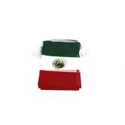 Bandeirinhas Copa do Mundo Cordão de bandeira do México de 1,5 m, 24 peças (México)