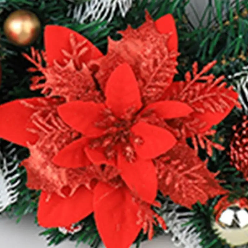 Guirlanda de Natal grande, Guirlanda de Natal ao ar livre - Guirlanda de Natal iluminada