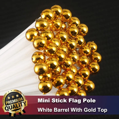 Bandeirinhas Copa do Mundo Pacote com 10 mini bandeiras brancas de bandeira espanhola