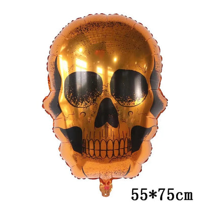 Decoração de festa de Halloween 3D balões decoração abóbora gato balão forma fantasma