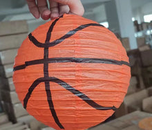 Carregar imagem no visualizador da galeria, Bola basquete futebol esporte Lote 5 peças diâmetro 8 polegada 20cm papel decorativo
